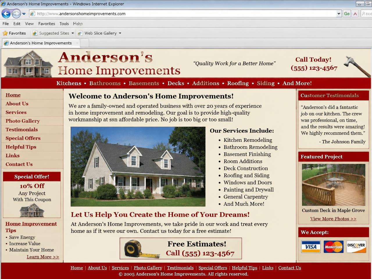 Entrepreneur en rénovation — Avant